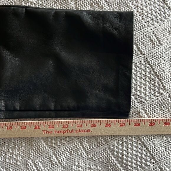 Wilfred The Melina™ High-rise Pant Sz 8 Black Straight Leg Vegan Leather - Picture 10 of 12